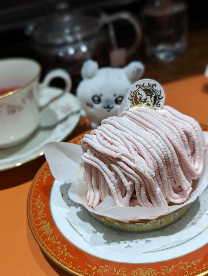 苺のモンブラン